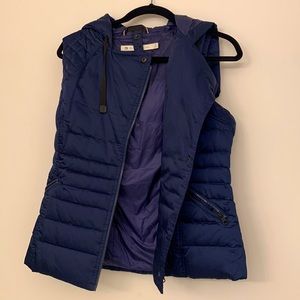 Blanc Noir Women's Solitaire Nylon Puffer Vest Size M